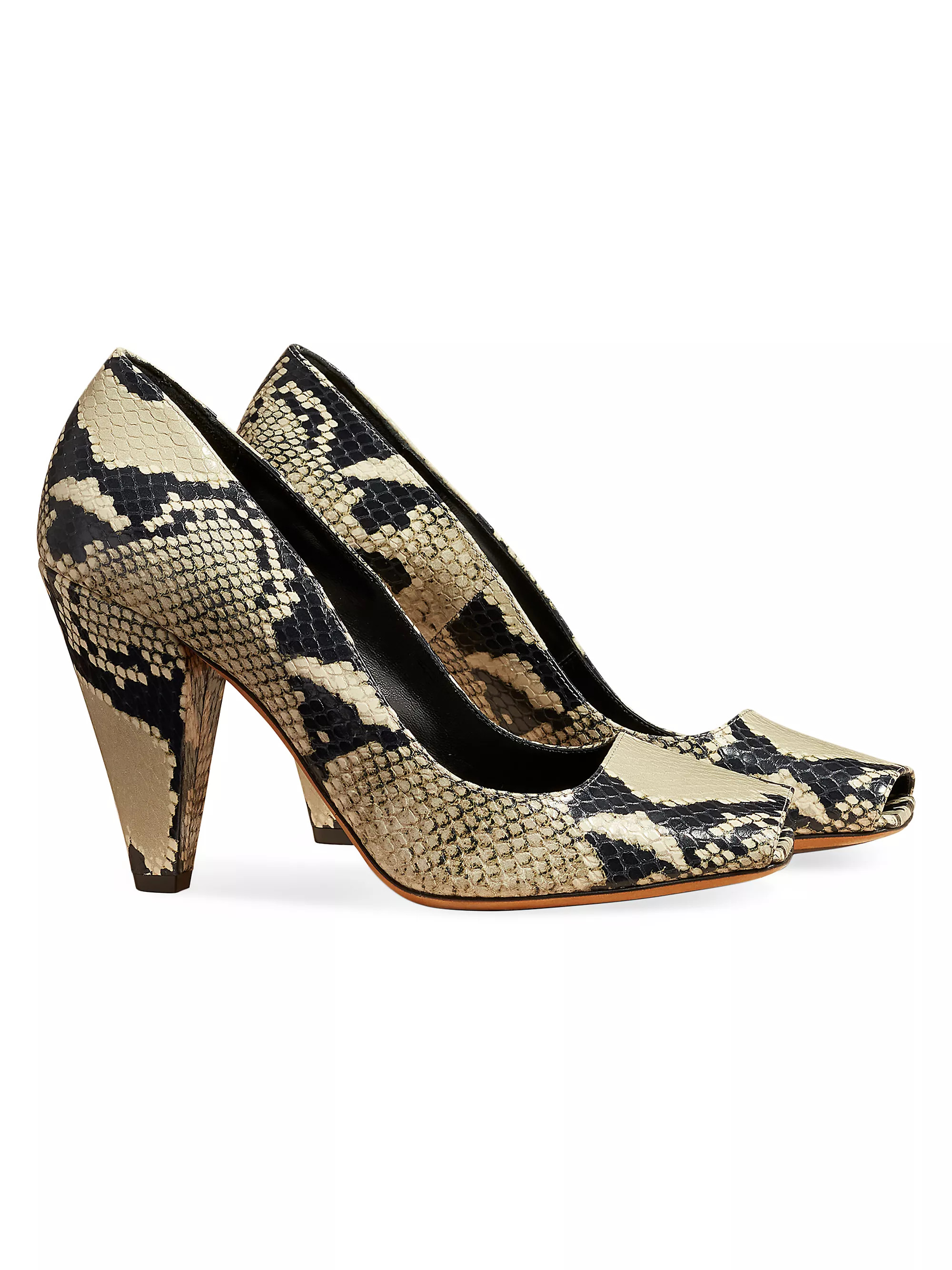 KhaiteCedar 90MM Snake-Embossed Leather Pumps | Saks Fifth Avenue