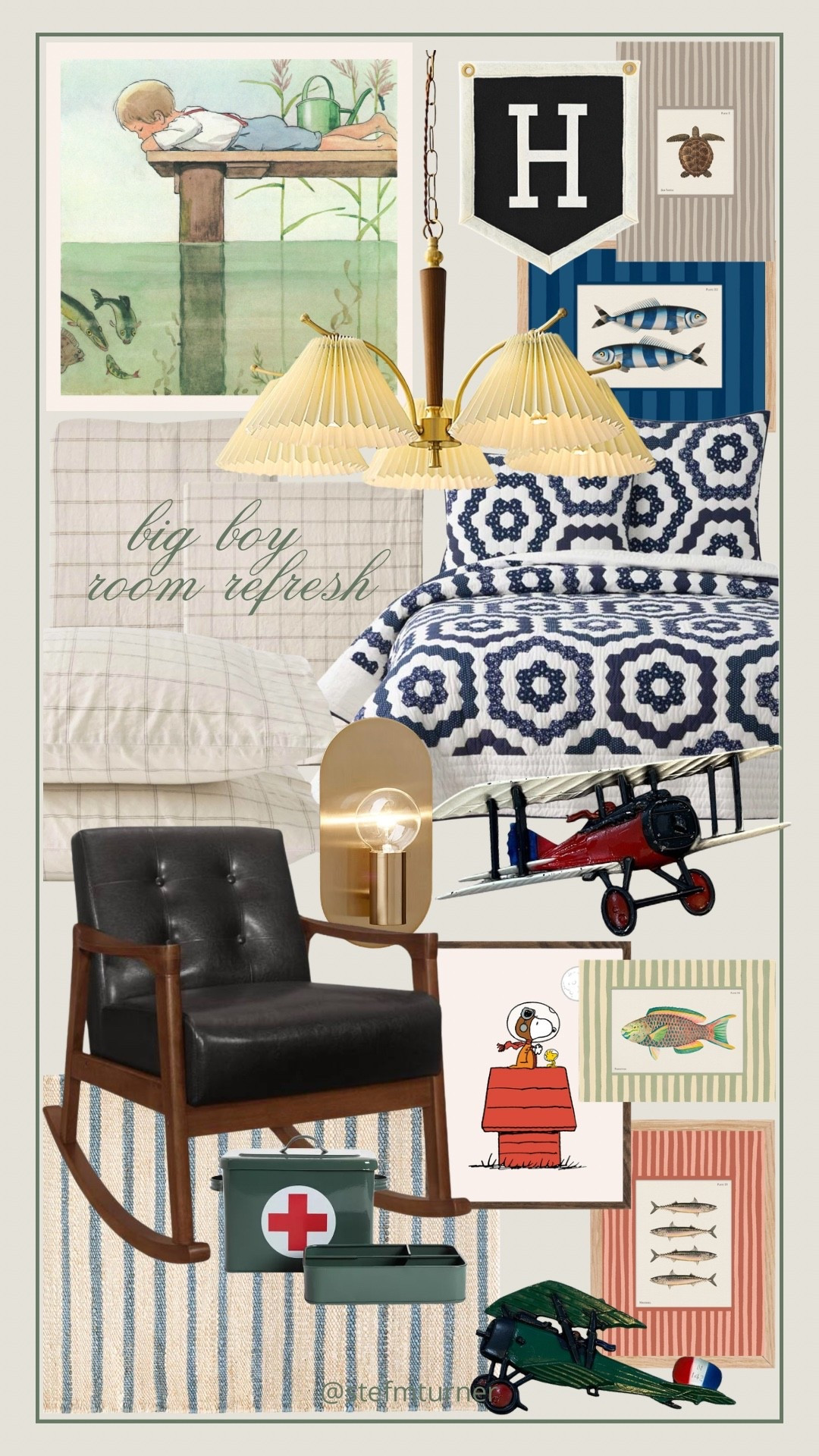 Ray’s big boy room refresh 🎣
Light fixture can be found at Decos.us 

#LTKstorytime #LTKHome #LTKKids