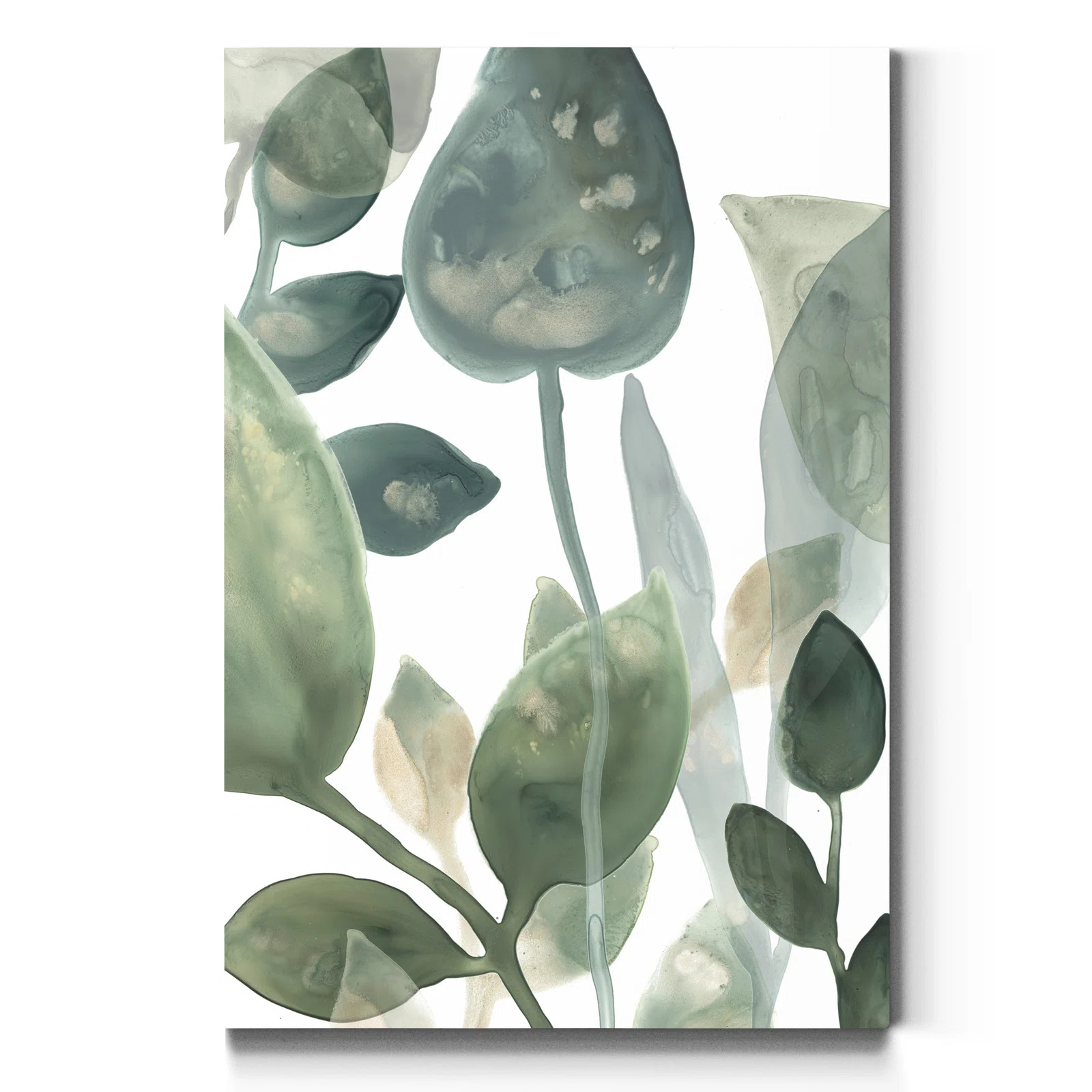 Water Leaves I On Canvas | Wayfair North America