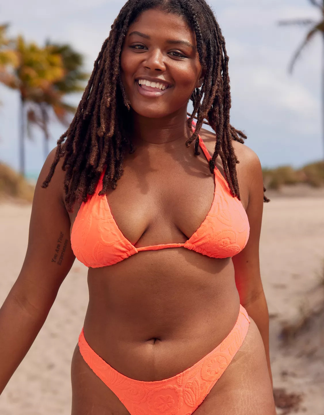 Aerie Terry String Triangle Bikini Top | American Eagle Outfitters (US & CA)