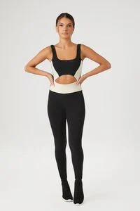 Active Colorblock Cutout Jumpsuit | Forever 21 (US)