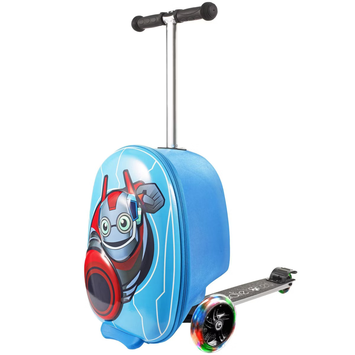 Kiddietotes Kids' Hardside Carry On Suitcase Scooter - Llama | Target