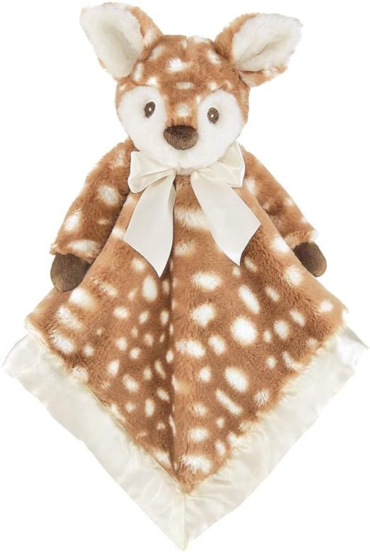 Bearington Lil' Willow Fawn Plush Security Blanket, Lovey Brown | Amazon (US)