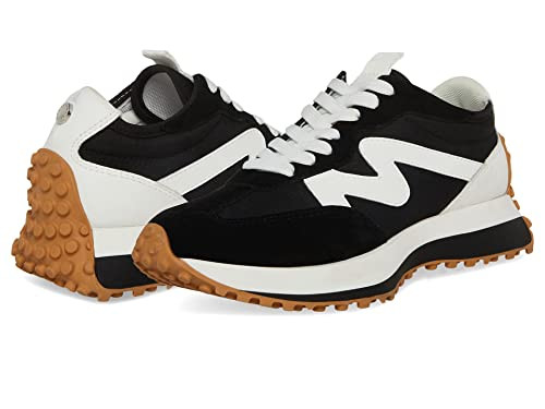Steve Madden Women's Campo Sneaker, Black/White, 5 | Amazon (US)