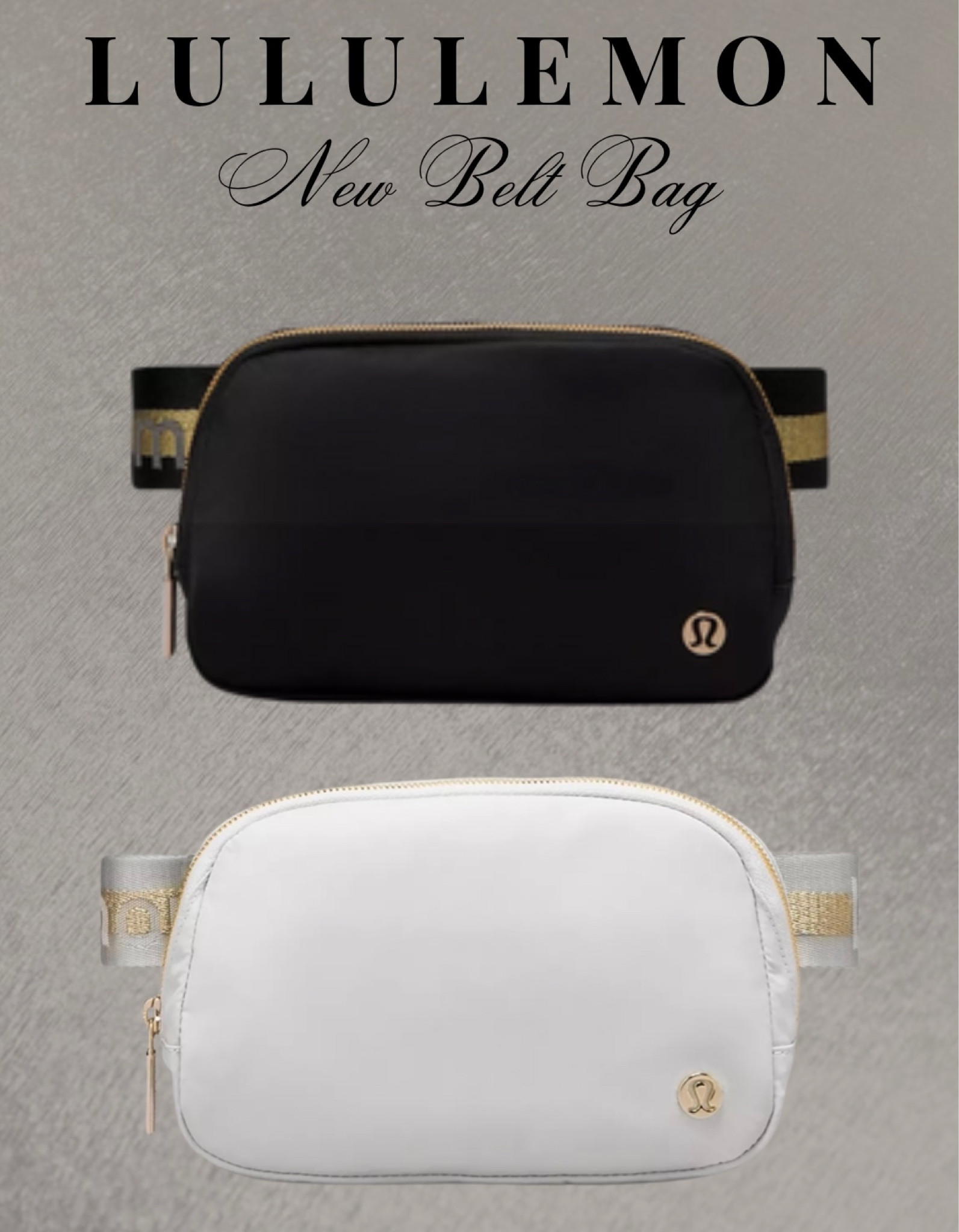 Lululemon Belt Bag White And Gold Mybalancedstyle On LTK