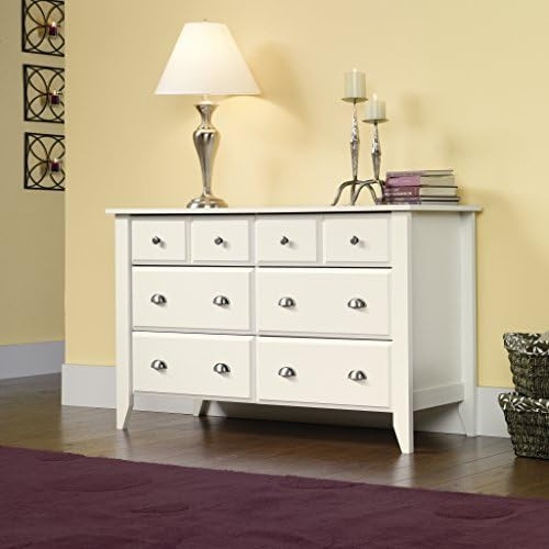 Sauder Shoal Creek Dresser, Soft White finish | Amazon (US)