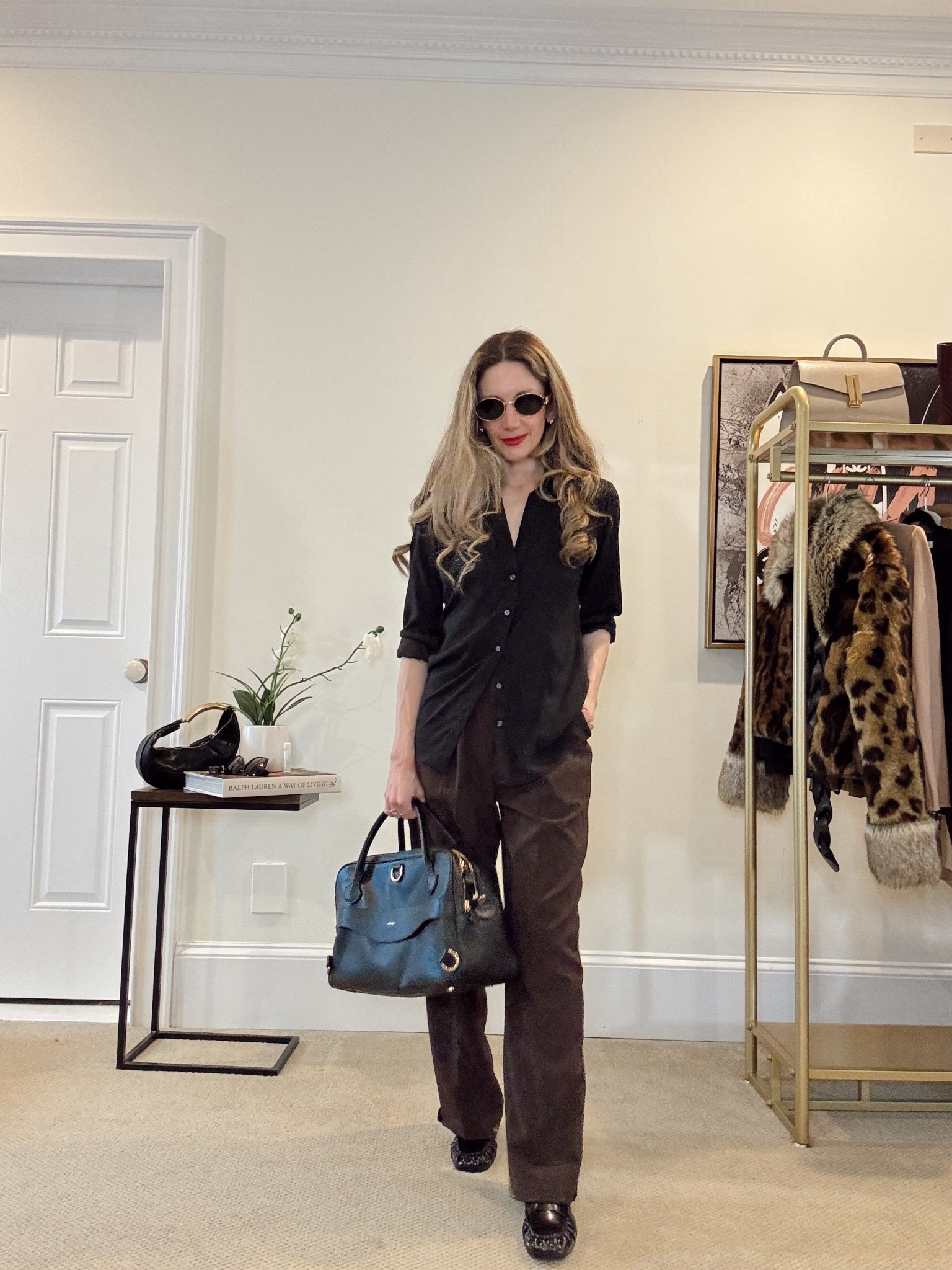 Brown and black top! Inspired by Carolyn Bessette Kennedy

#LTKootd #LTKOver40 #LTKWorkwear