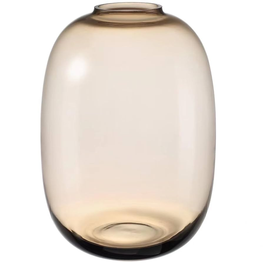 Extra Large Brown Glass Vase Primary Colored Fall Vases Tall Floor Vase Tabletop Centerpiece Flow... | Amazon (US)