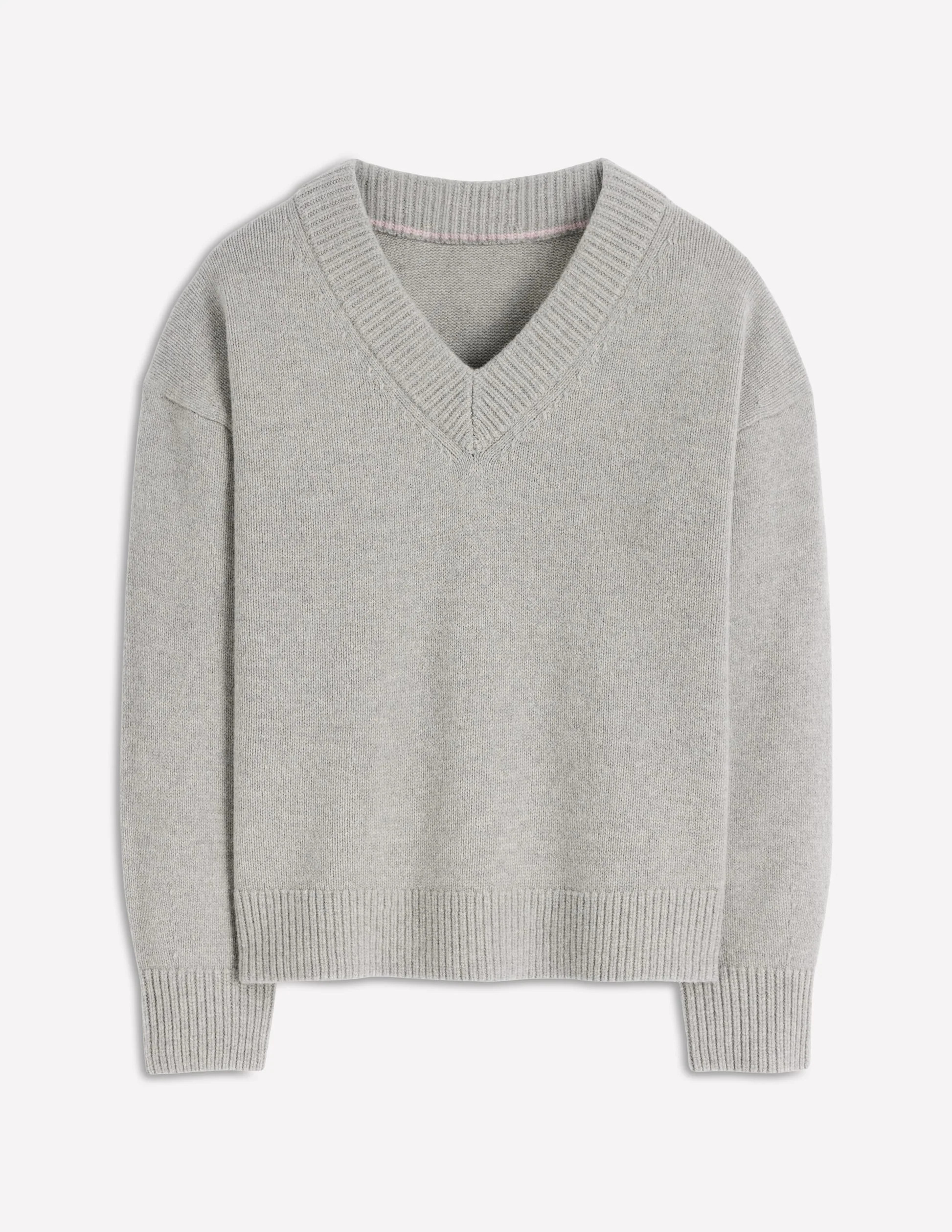 Marion Merino V-neck Sweater-March Hare | Boden (US)