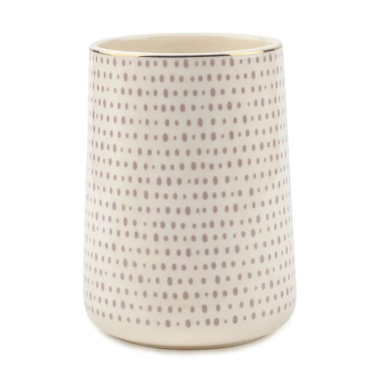 Thyme & Table Ceramic Utensil Holder, Dot Pattern | Walmart (US)