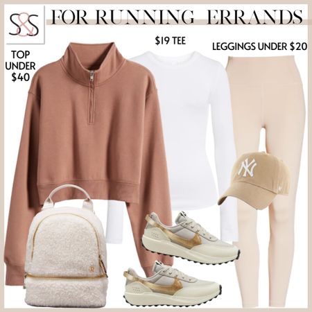 Fall Athleisure with neutral leggings from
Amazon and brand new Nike sneakers  

#LTKfindsunder50 #LTKfindsunder100 #LTKfitness