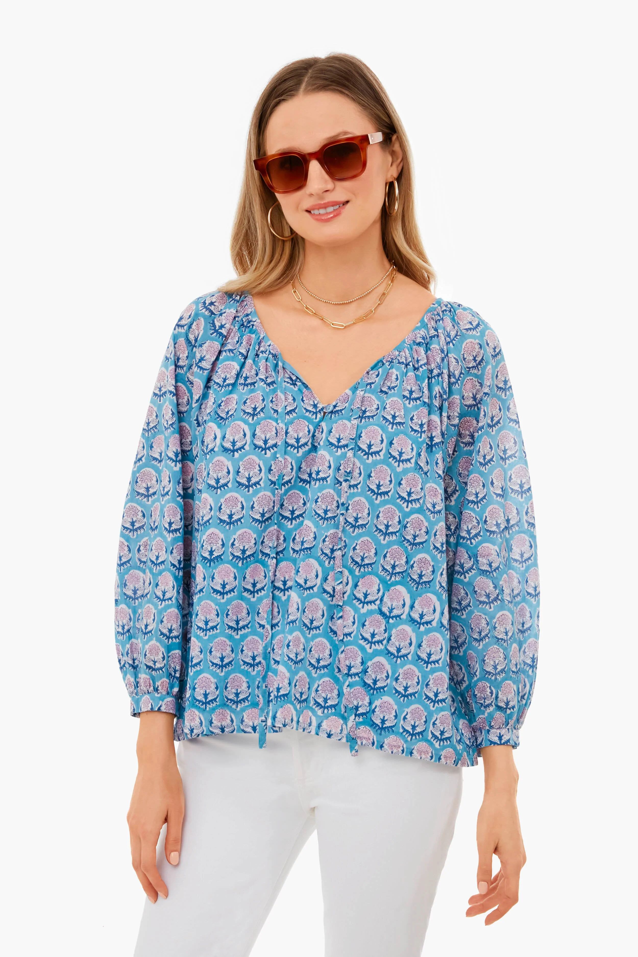 Friday Flowers Lucy Blouse | Tuckernuck (US)