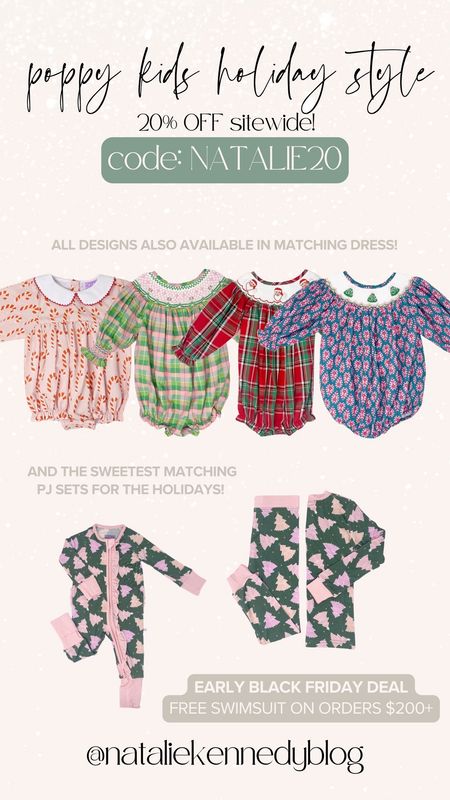 Poppy and Palmer will be wearing these pieces all Christmas season long! @poppykidsco