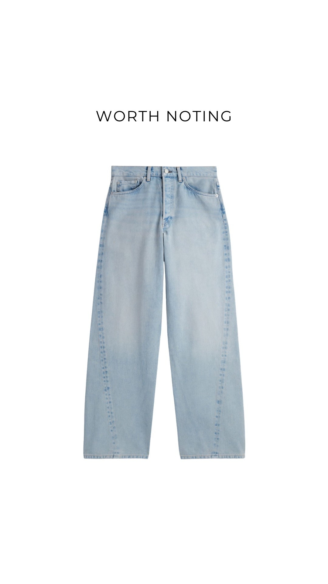 Worth Noting - Cos Facade Straight Leg Jeans | Cos | Denim | Jeans | Spring Denim | Spring Outfit 

#LTKuk #LTKspring #LTKFashionMonth