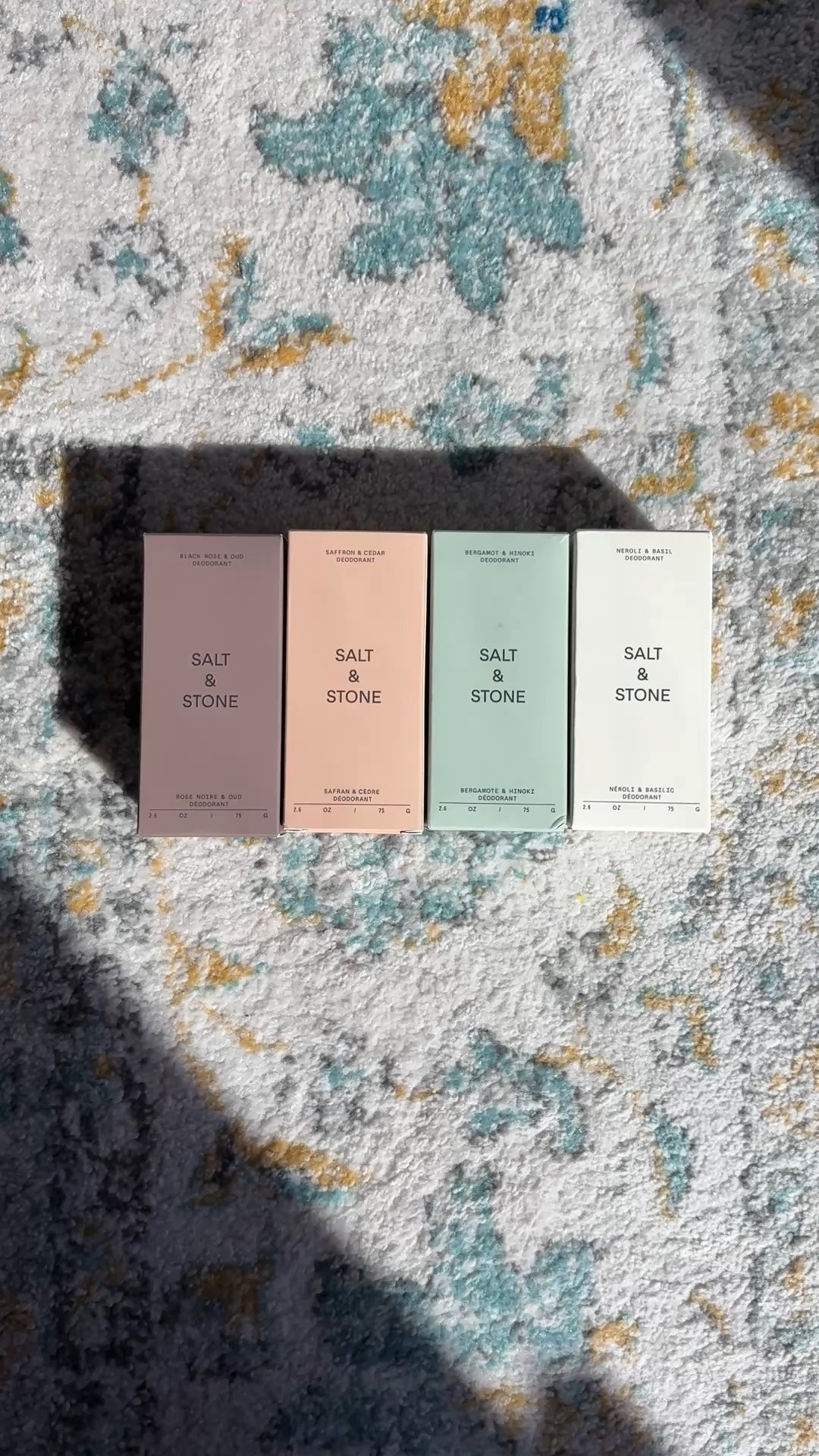 Both my husband and I have been using Salt & Stone deodorants for over year now. It works well for both of us! I picked up new scent this time, Saffron and Cedar, and absolutely love it! It reminds me of Maison Francis Kurkdjian Baccarat Rouge 540. 