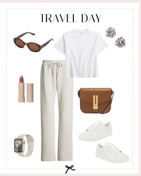 Travel Day outfit! Comfortable top and bottoms to wear on all those traveling trips this summer! 

#LTKstyletip #LTKSeasonal #LTKtravel