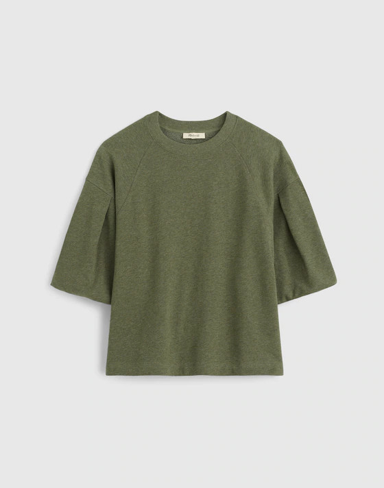 Puff-Sleeve Sweatshirt Tee | Madewell