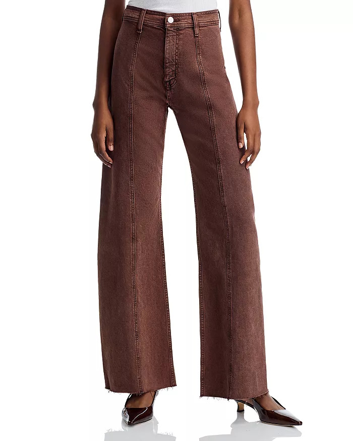 Pistola Penny Seamed High Rise Wide Leg Jeans in Dark Roast Women - Bloomingdale's | Bloomingdale's (US)
