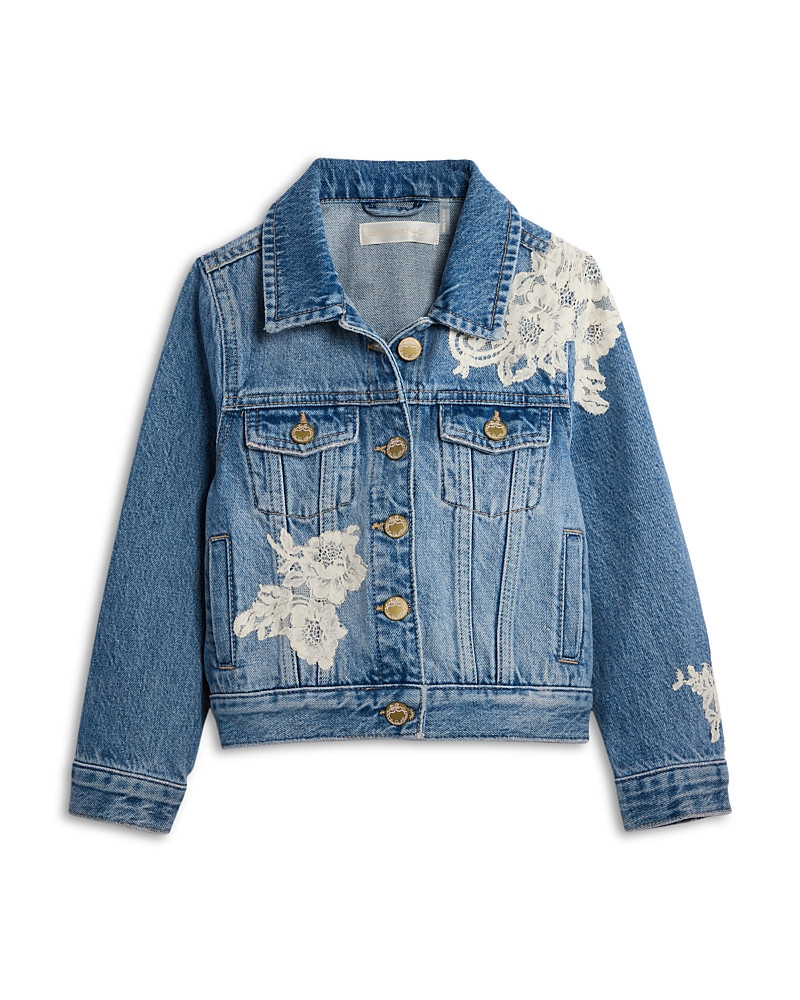 LoveShackFancy Girls' Lavina Denim Tween Jacket - Big Kid | Bloomingdale's (US)