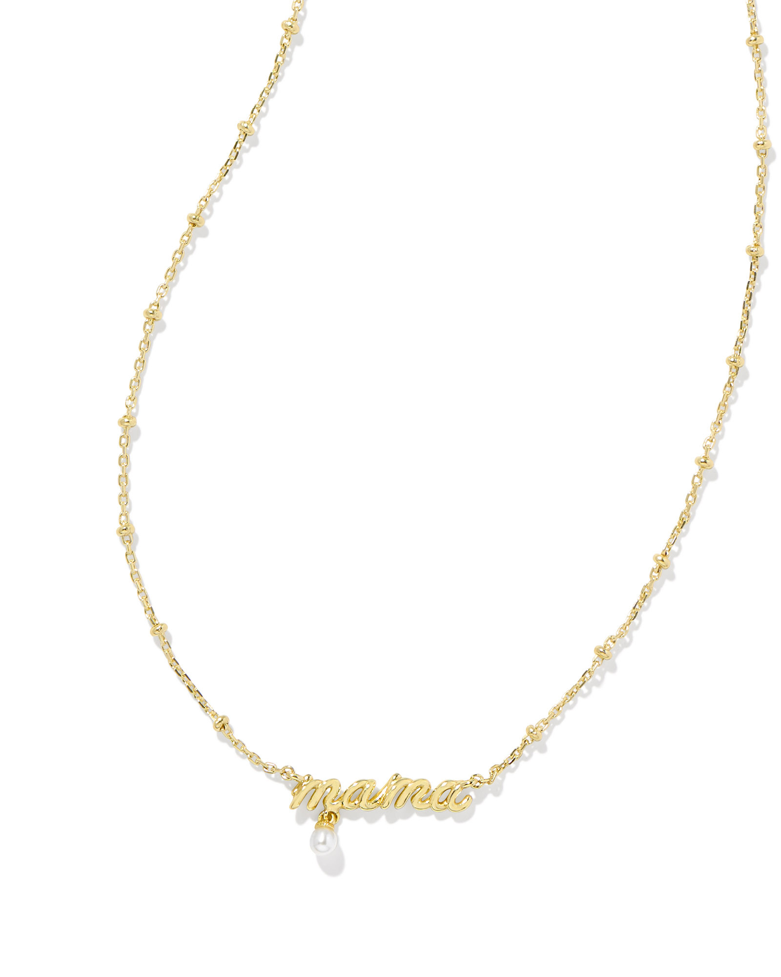 Mama Script Pendant Necklace in Gold | Kendra Scott | Kendra Scott