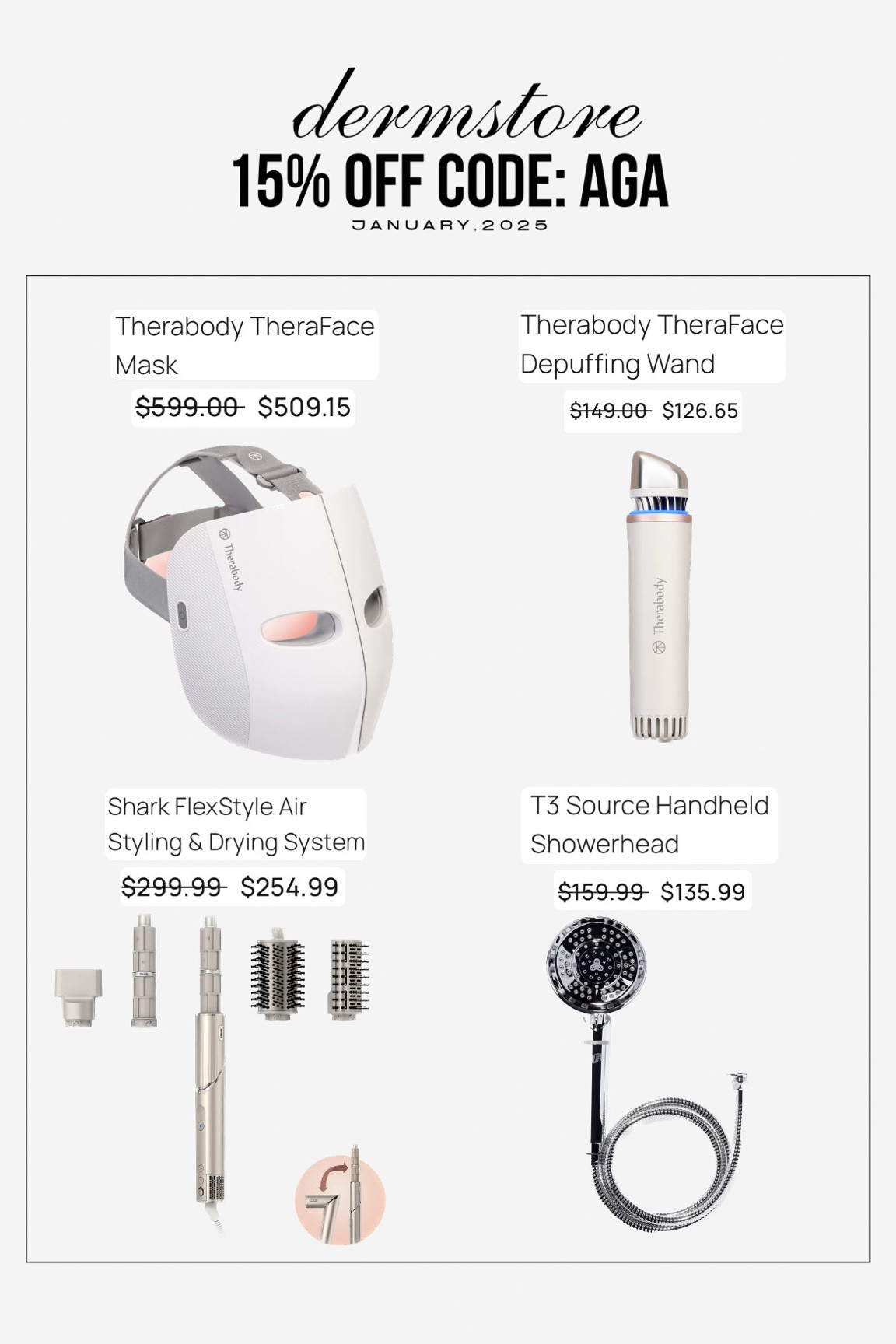 Dermstore 15% off code: AGA

#LTKbeauty #LTKfindsunder100 #LTKsalealert