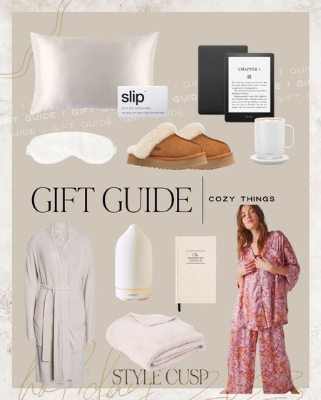 Holiday Gift Guide: Cozy Things

Cozy robe, barefoot dreams, silk pillow, kindle, ugg slippers, free people pajamas, journal, loungewear, coffee lover 

#LTKshoecrush #LTKGiftGuide #LTKHoliday