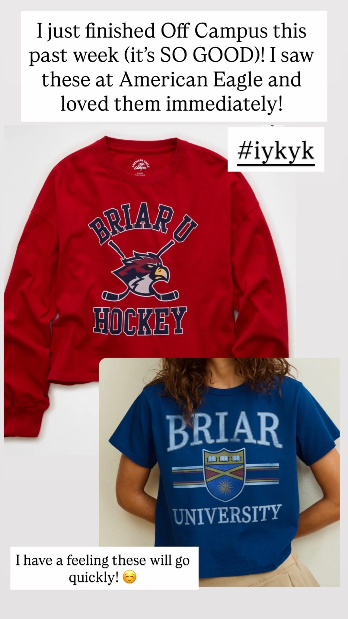 Briar university merchandise

#LTKootd