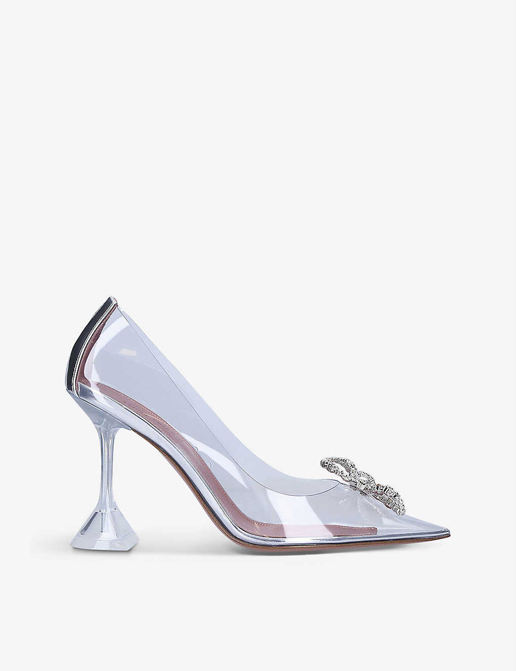 Rosie Glass crystal-embellished PVC courts | Selfridges