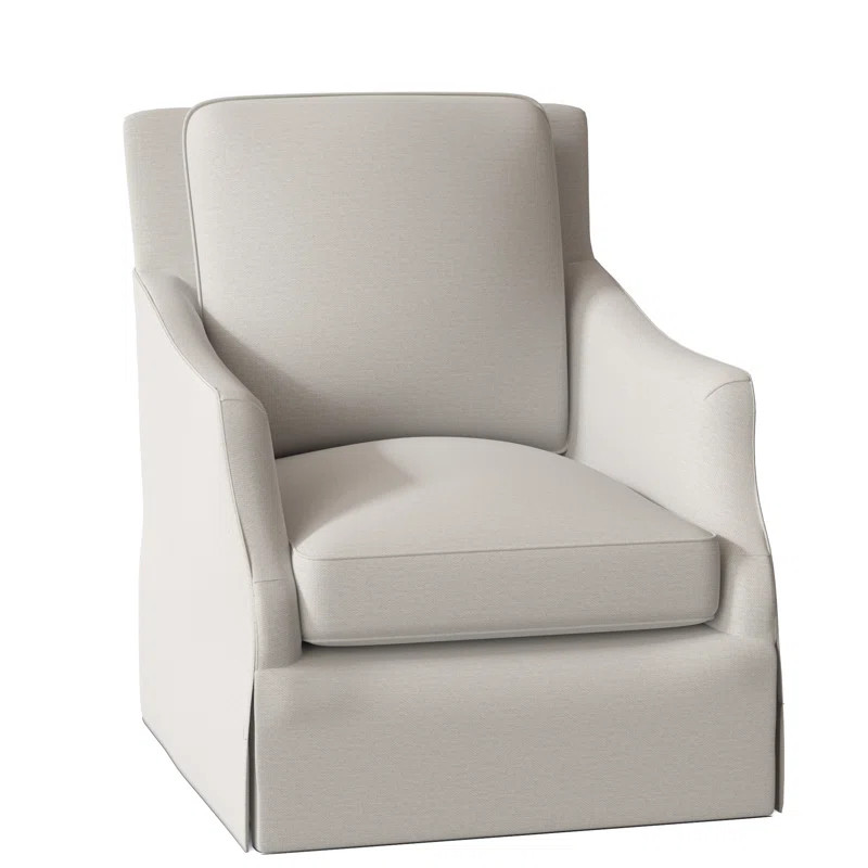 Sabine Slipcovered Swivel Armchair | Wayfair North America