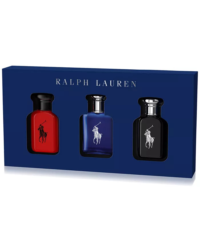 Men's 3-Pc. World Of Polo Eau de Toilette Holiday Gift Set | Macys (US)