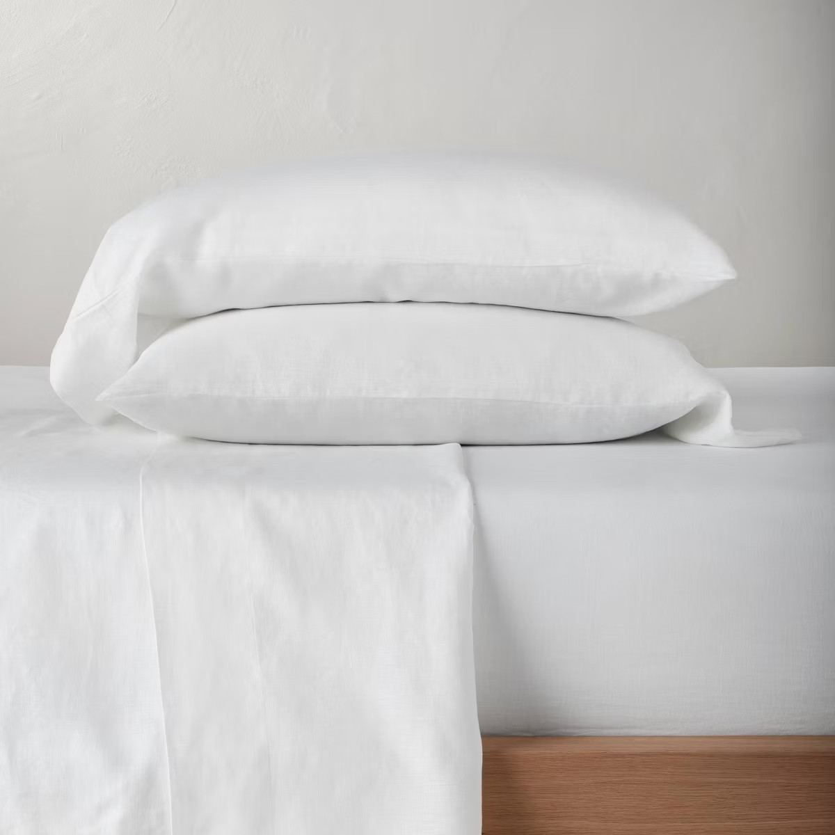 100% Washed Linen Solid Sheet Set - Casaluna™ | Target