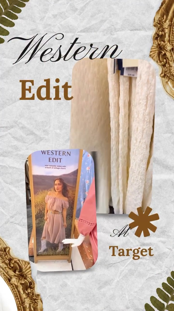 The Western Edit is now at @Target  and it might be my favorite collection! From soft colors, floral prints, and lace textures, I’m obsessed with it all! 

Which pieces are your favorite? 

@target #ClubTarget #TargetPartner

#LTKPlusSize #LTKWorkwear #LTKMidsize