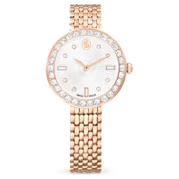 Certa Uhr, Schweizer Produktion, Metallarmband, Roséfarben, Roségoldfarbenes Finish von SWAROVS... | SWAROVSKI