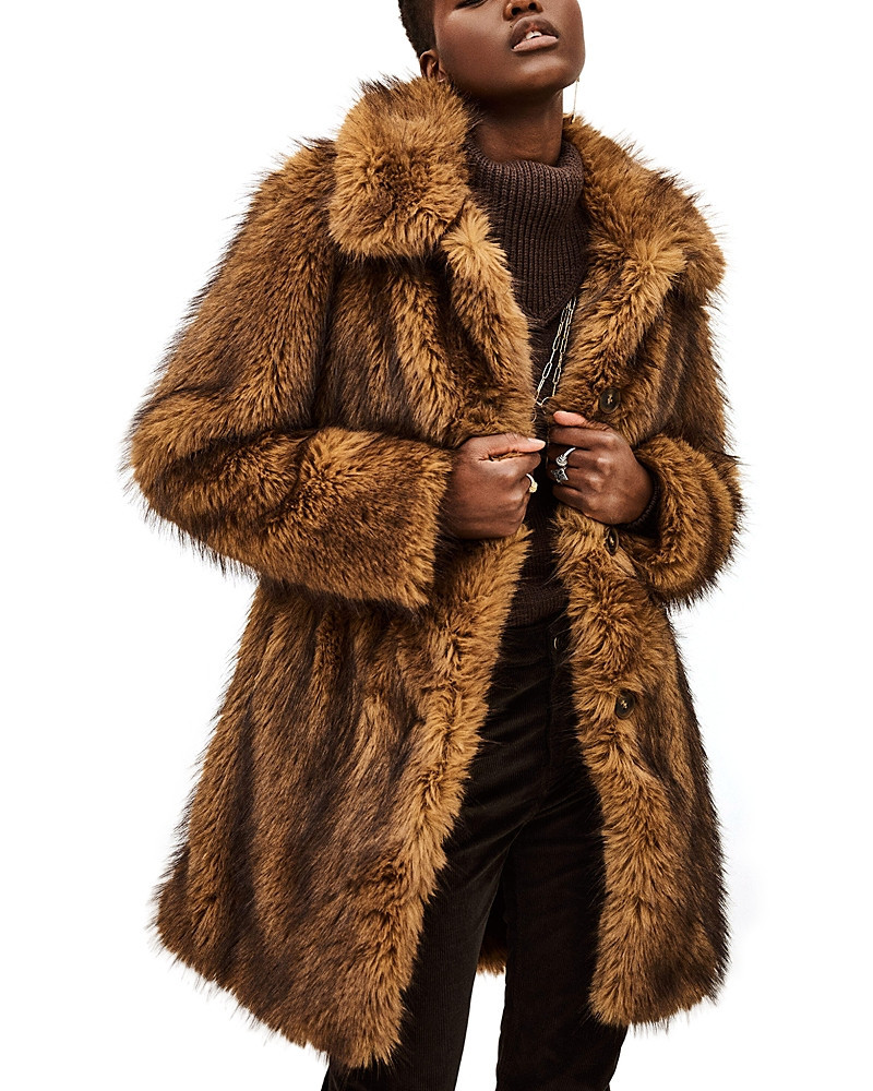 Ba & sh Lestor Faux Fur Coat | Bloomingdale's (US)