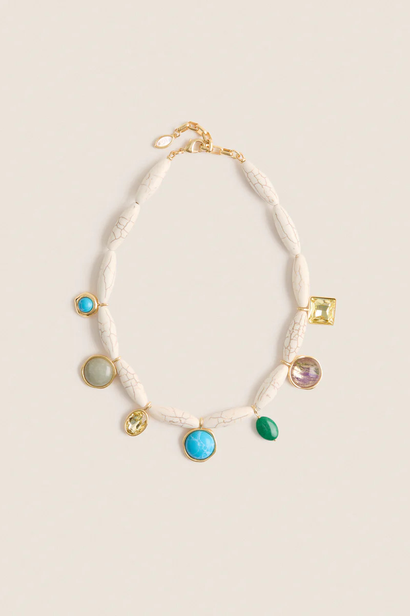 White Multi Adriana Necklace | Tuckernuck (US)