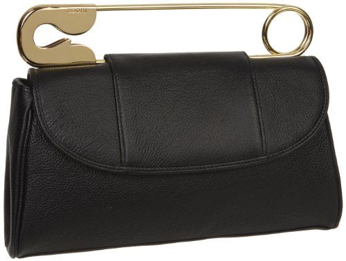 Bodhi Safety Pin B0710450BLK Clutch,Black,One Size | Amazon (US)