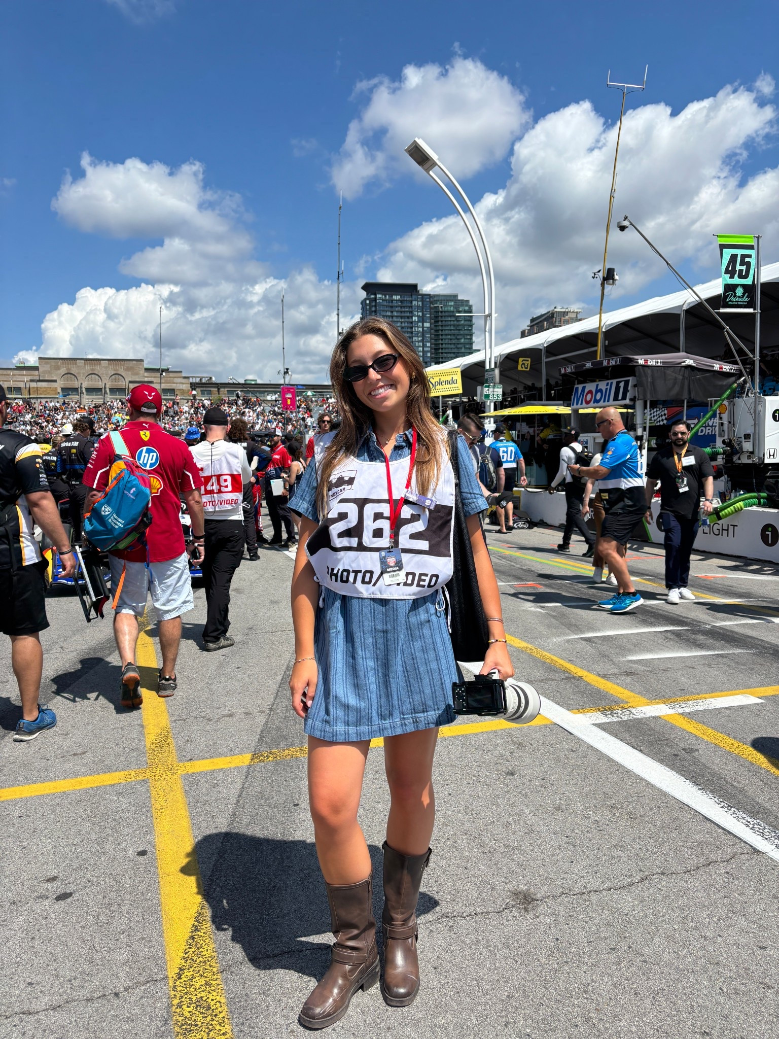 My fav dress and shoes for any IndyCar race!!! So comfortable and looks cute in the paddock and on the grid
#f1 #indycar #motorsports

#LTKworkwear #LTKdresses #LTKsummer