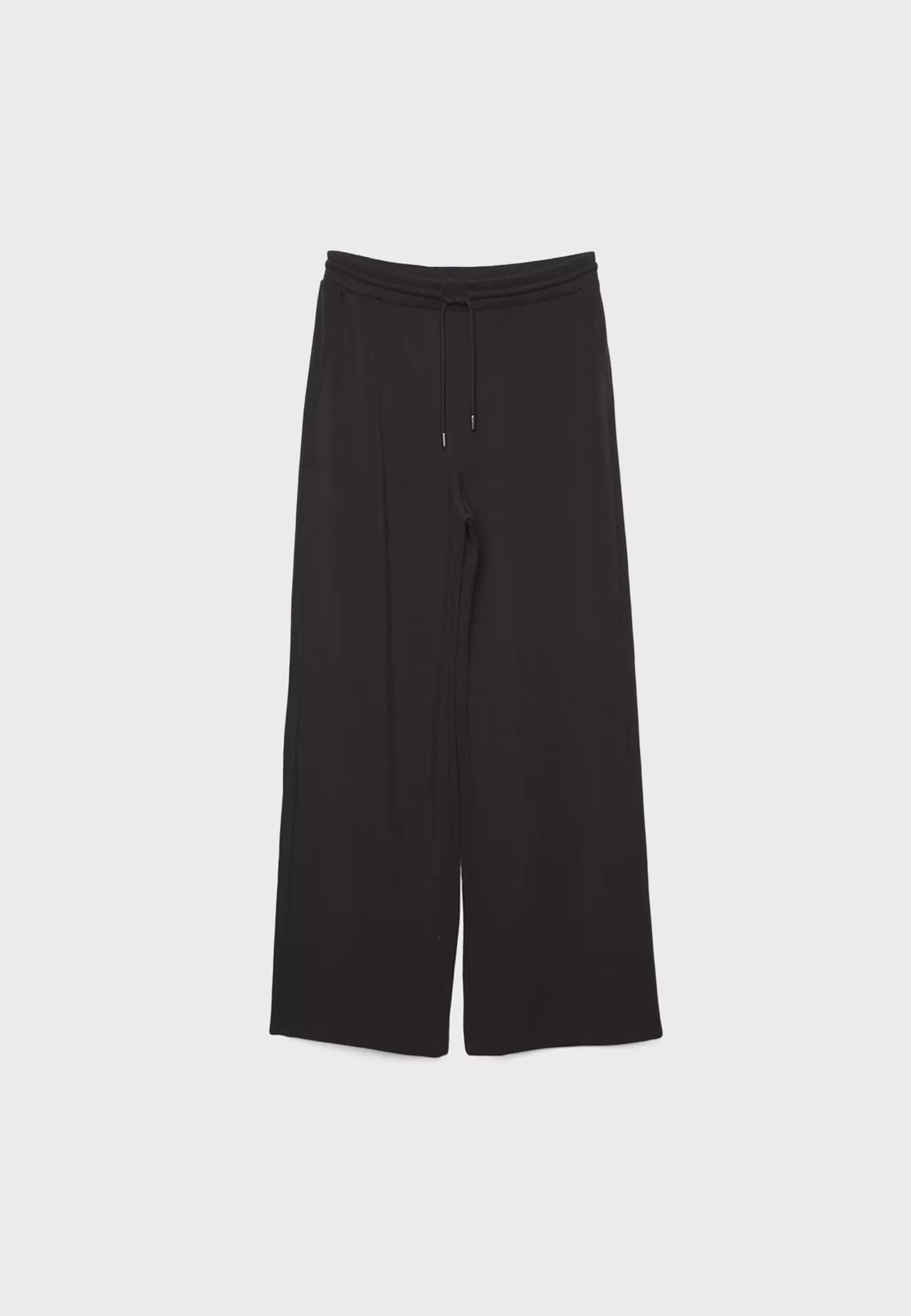 Soft-touch palazzo jogger trousers - Women's Trousers | Stradivarius United Kingdom | Stradivarius (UK)