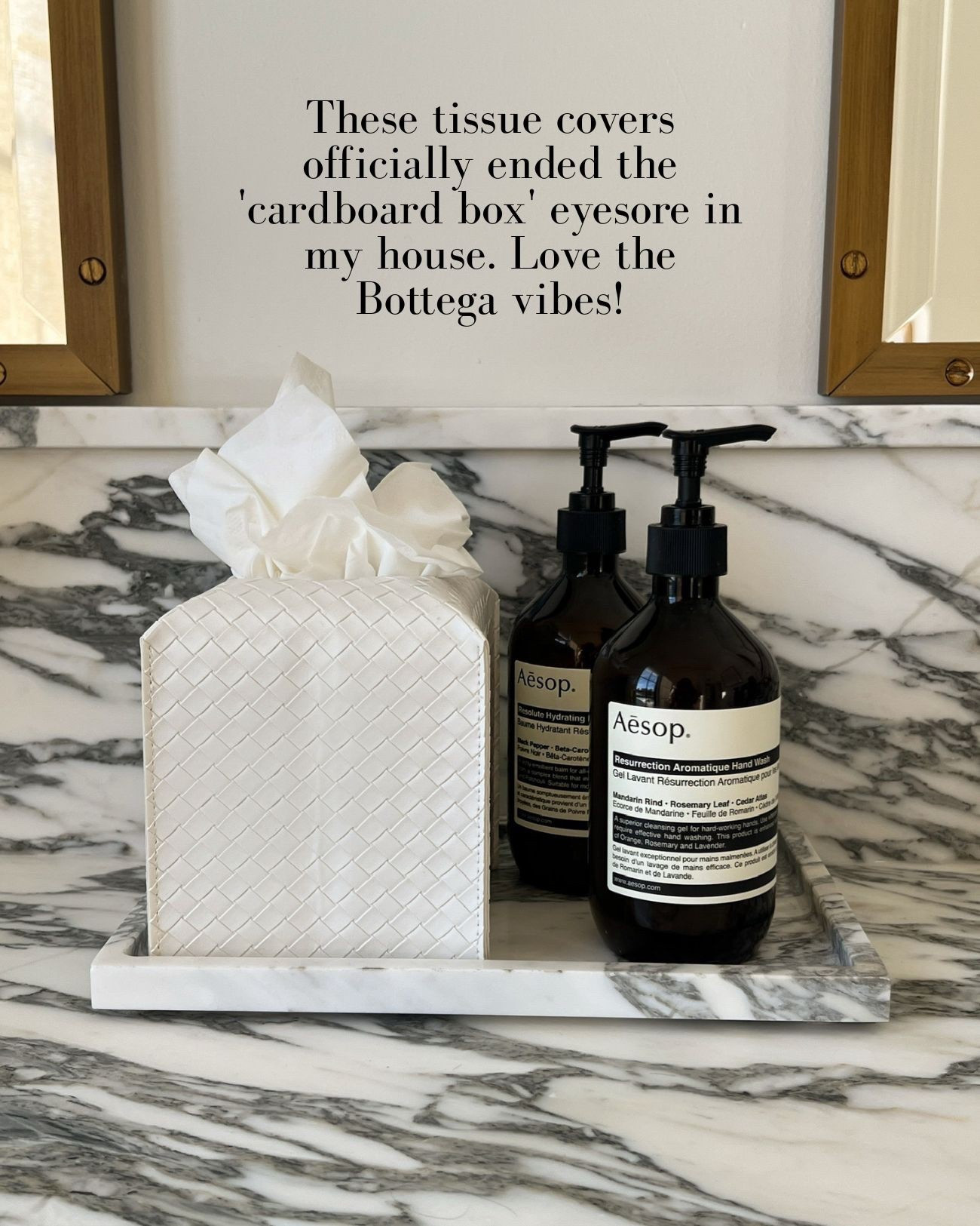 Affordable finds that look luxe
I have these under $10 tissue covers from Amazon all over my house


#LTKdayinmylife #LTKHome #LTKSaleAlert