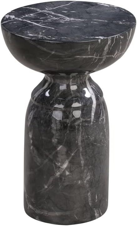 Tov Furniture Rue Marble Side Table (Black) | Amazon (US)