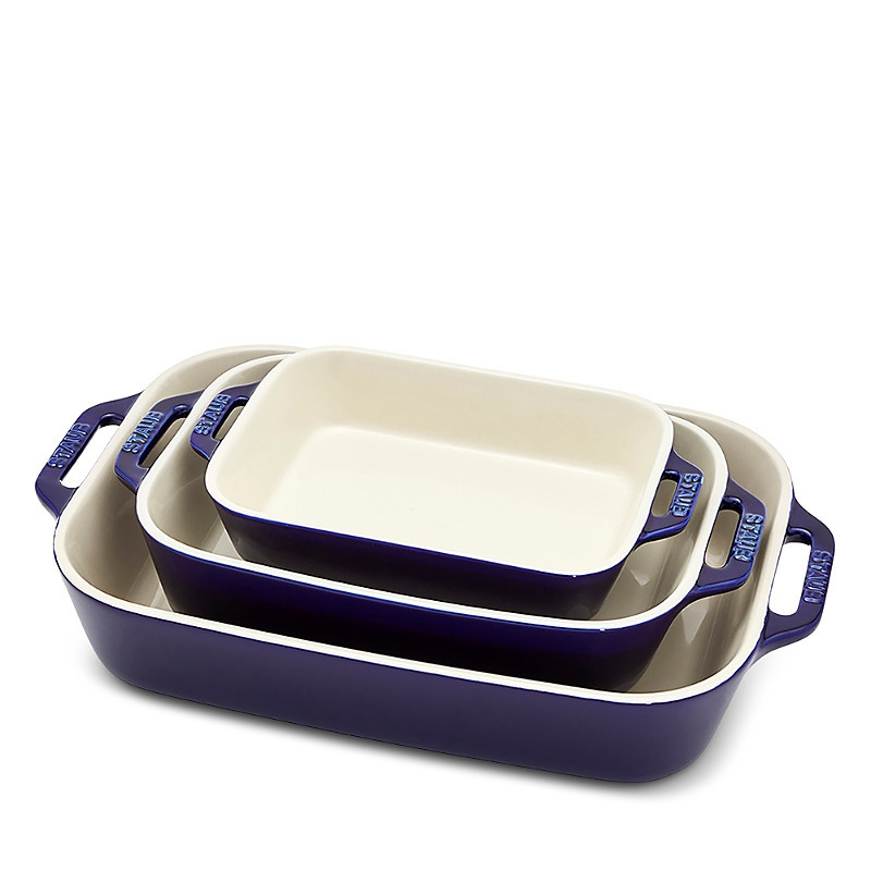 Staub 3 Pc Rectangular Stoneware Bakers Set | Bloomingdale's (US)