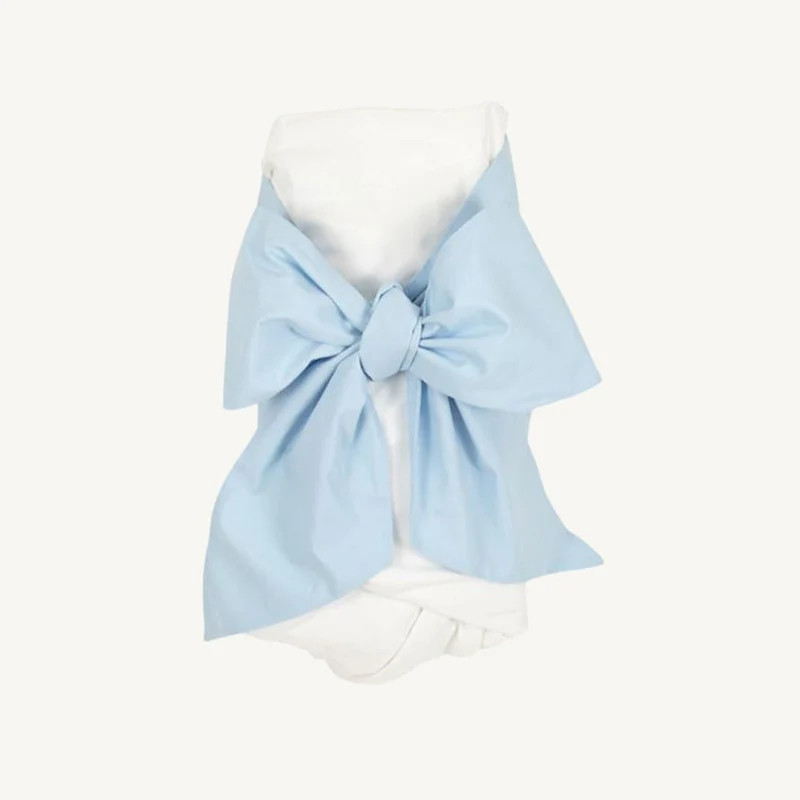 Bow Swaddle ® - Buckhead Blue | The Beaufort Bonnet Company