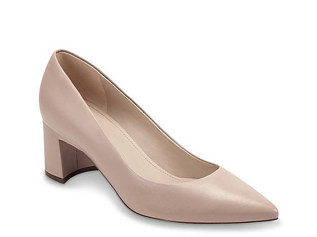 Marc Fisher Maltan Pump - Women's - Beige Leather | DSW
