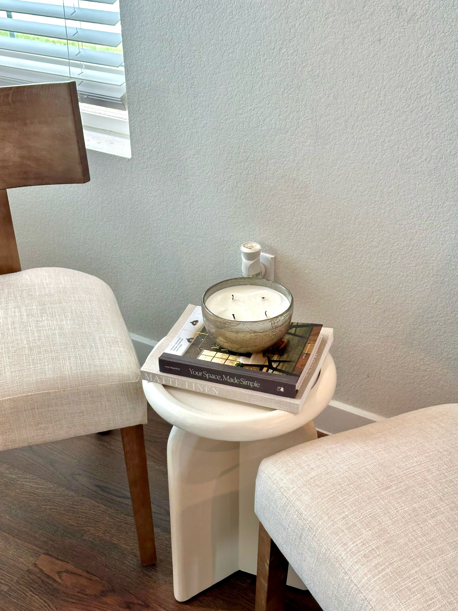 Creating cozy lil nooks in my home with these cute Wayfair chairs & end table #CozyCorners #InteriorGoals 

#LTKHome