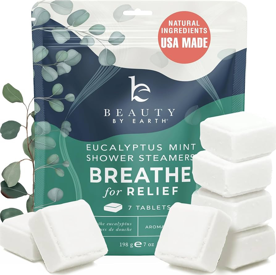 Shower Steamers Aromatherapy - USA Made with Natural Ingredients & Eucalyptus Essential Oil, Larg... | Amazon (US)
