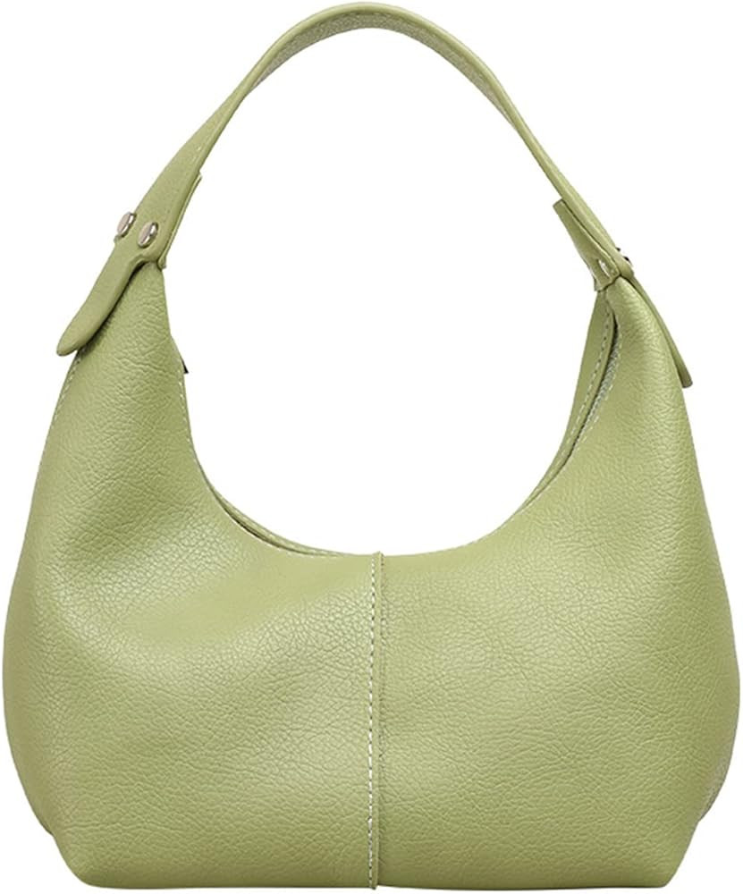 NIUEIMEE ZHOU Hobo Handbags for Women Retro Vegan Leather Clutch Purse Tote Shoulder Bags | Amazon (US)