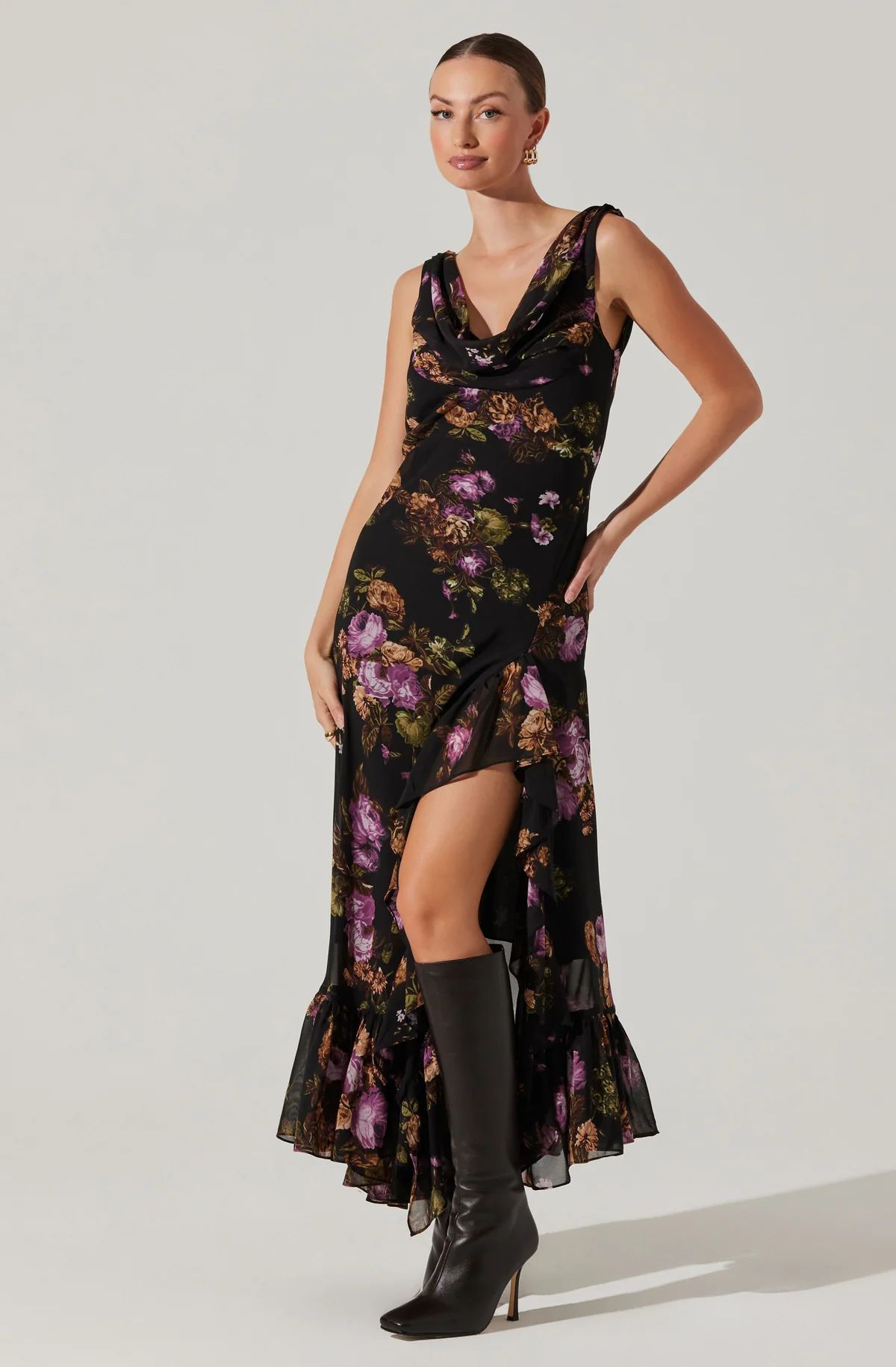 Cecilia Cowl Neck Maxi Dress | ASTR The Label (US)