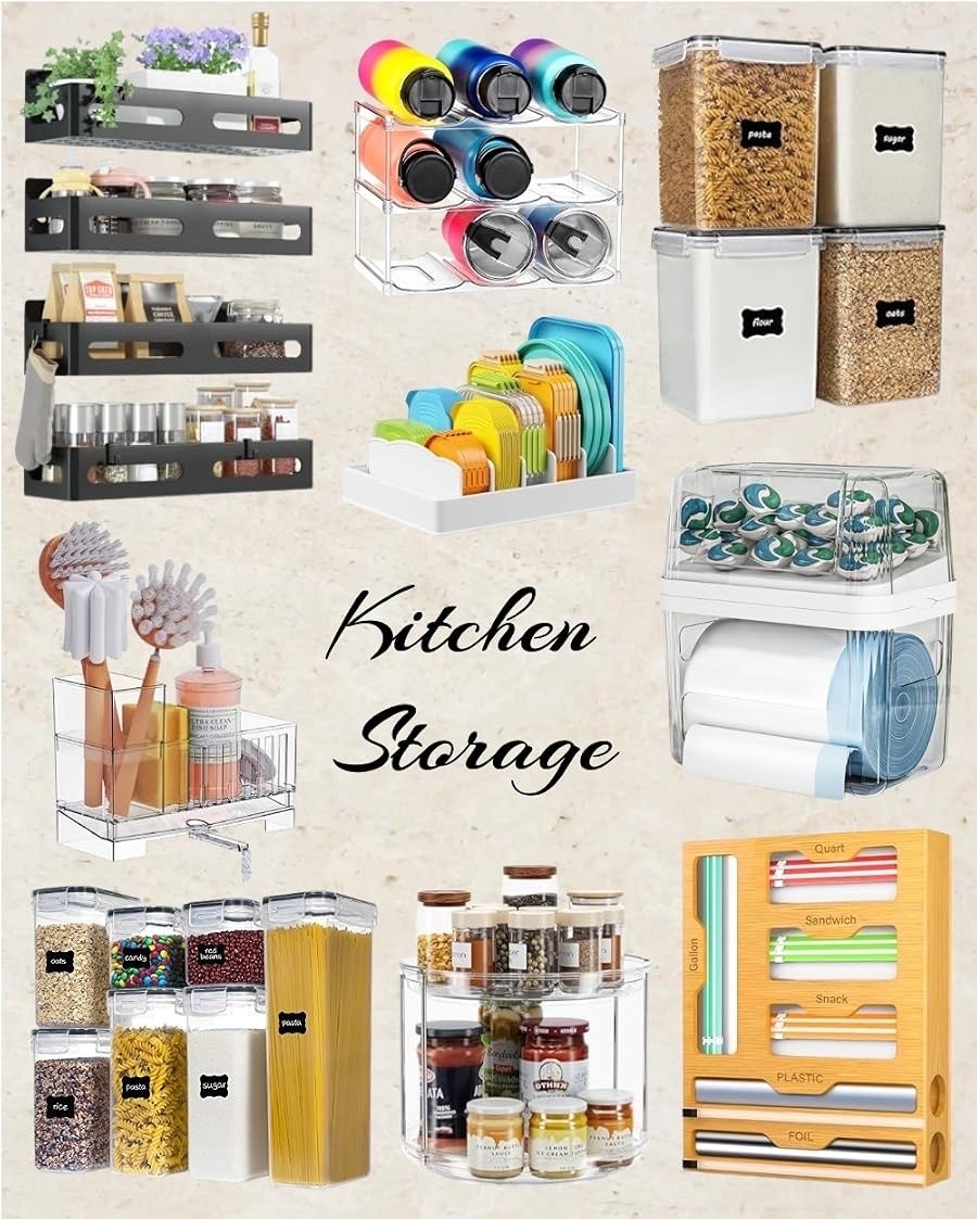 Nothing makes a kitchen feel better than staying organized. 🏡🧹 These Amazon organizers have made everyday cooking, meal prep, and keeping the counters clutter-free so much easier. Simple upgrades that make a big difference.

Amazon finds, kitchen organization, organized home, pantry organization, home essentials, kitchen must haves, Amazon home, everyday favorites

#LTKdayinmylife #LTKHome