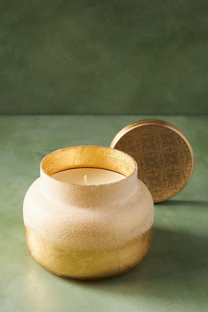 Capri Blue Volcano Sugarcoated Glass Jar Candle | Anthropologie (US)