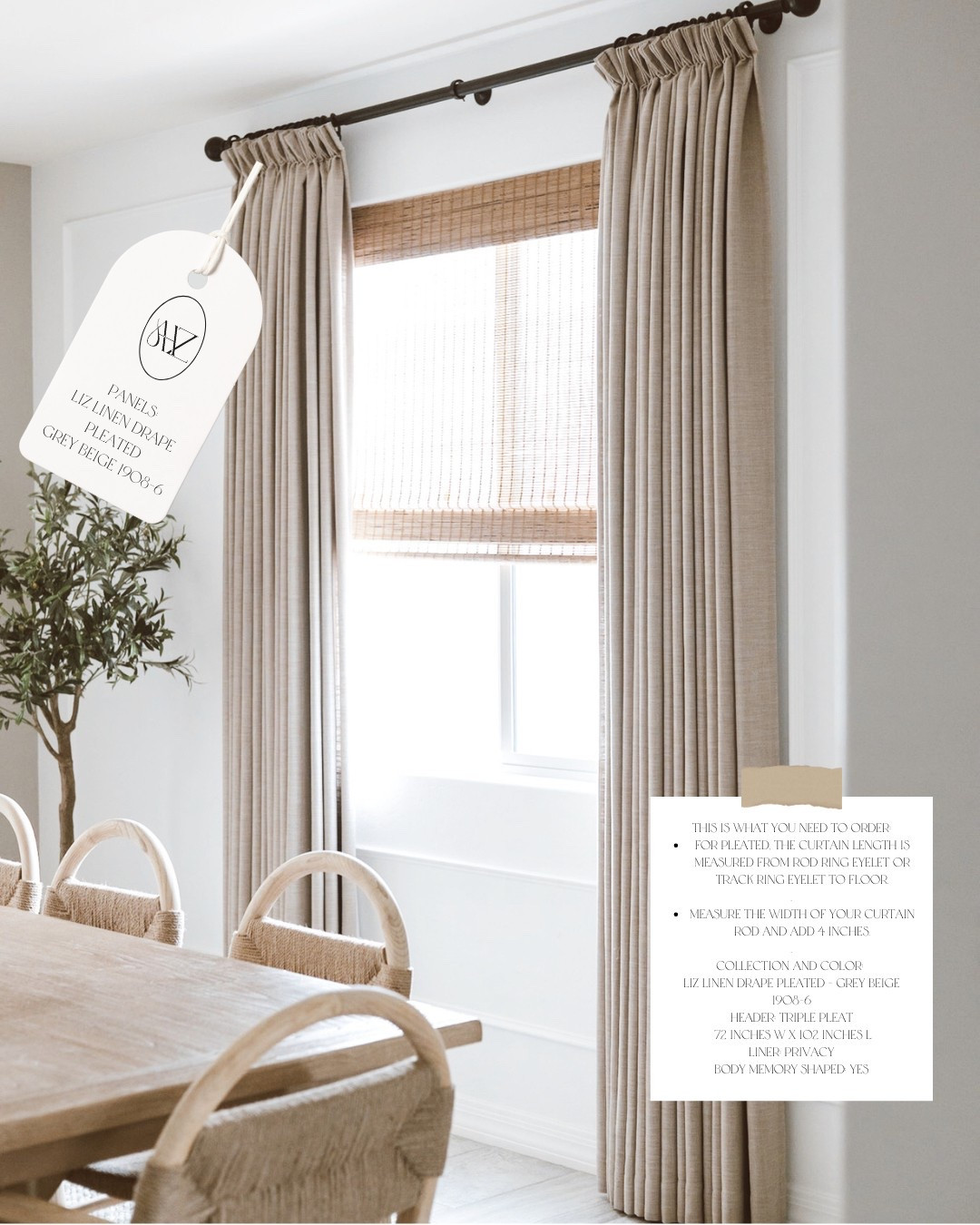 When you find a household staple that you love and has proven to work time and time again, why switch it up? I’ve used these beautiful panels in a few rooms and a handful of houses and I still love them. 
.
.

#twopageshome #curtains #windowtreatment 

#LTKsalealert #LTKstyletip #LTKhome

#LTKSaleAlert #LTKHome #LTKSeasonal